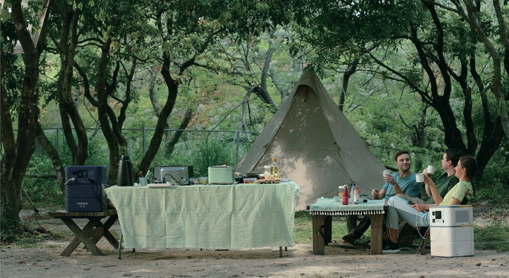 電動キャンプ